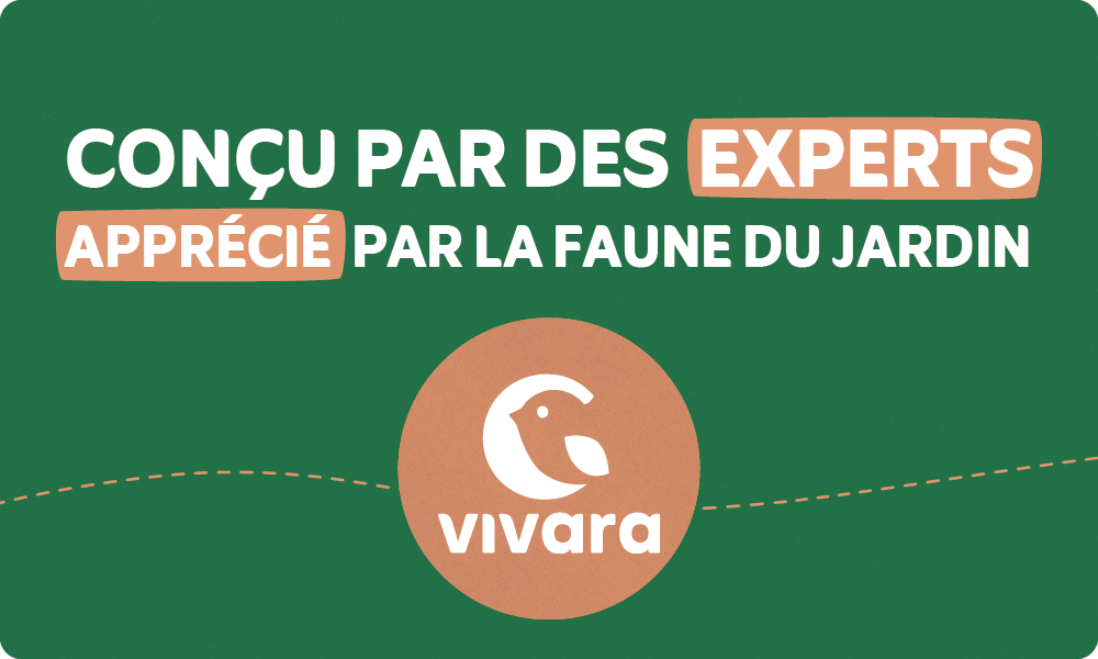 Conçu par des experts, apprécié par la faune du jardin