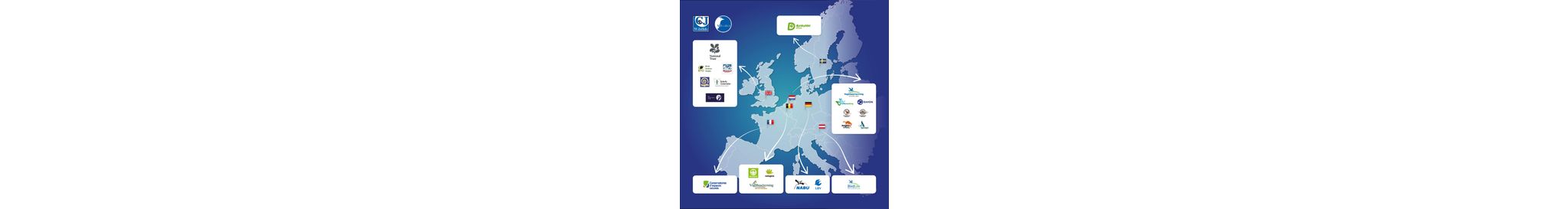 Green partners of CJ Wildlife all around Europe