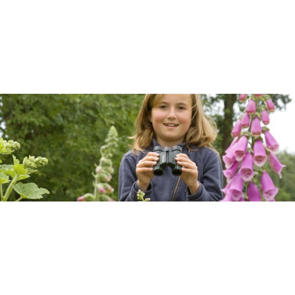 Kind bastelt an einem Futterhaus aus Holz