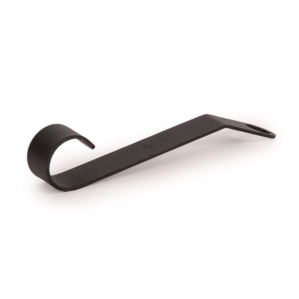 Ophanghaak voor combi-paal (zwart)