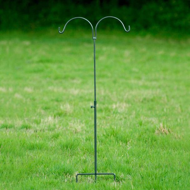 Double Bird Feeder Pole Station