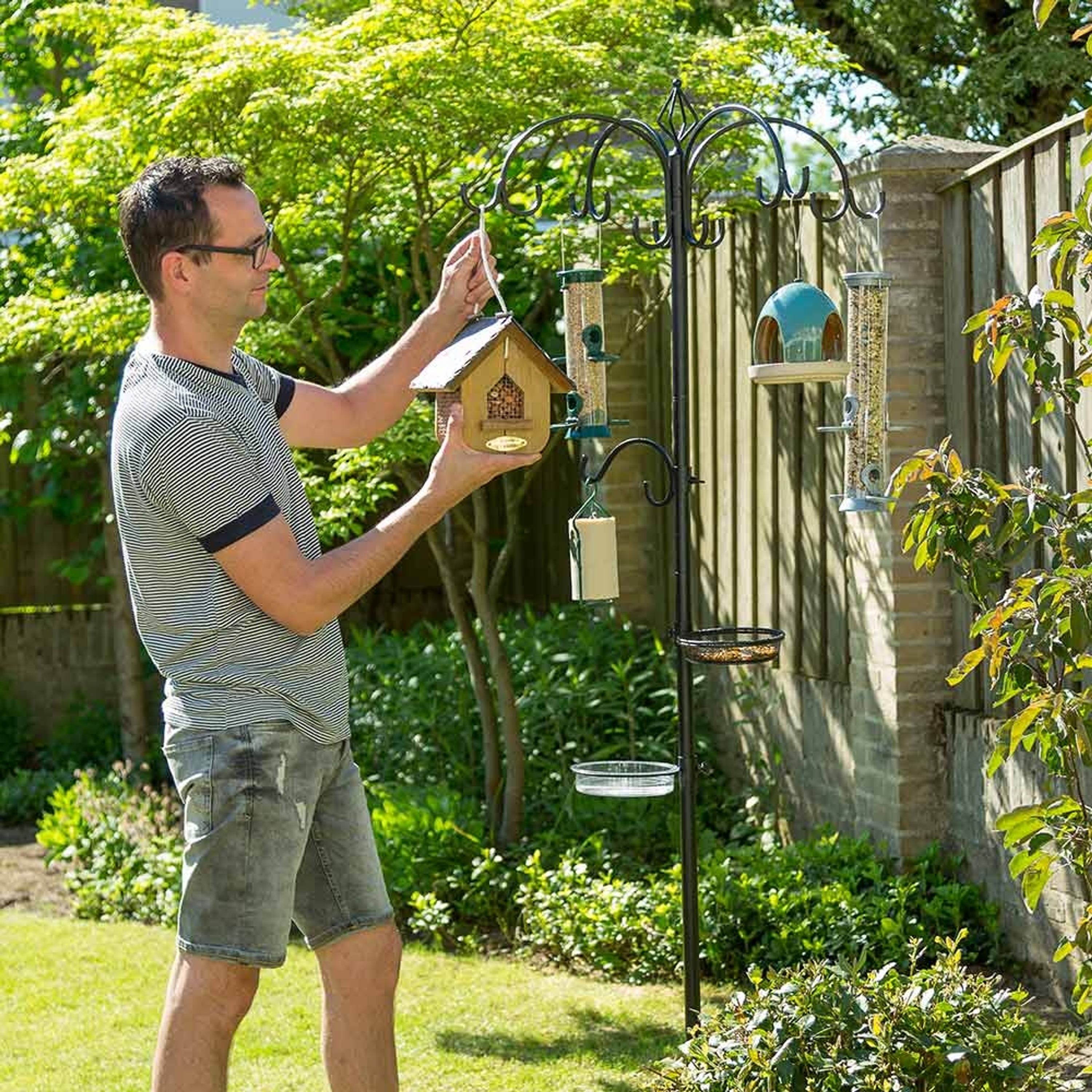 Pfahlsystem (Bodenpfahl) Schwarz | CJ Wildlife