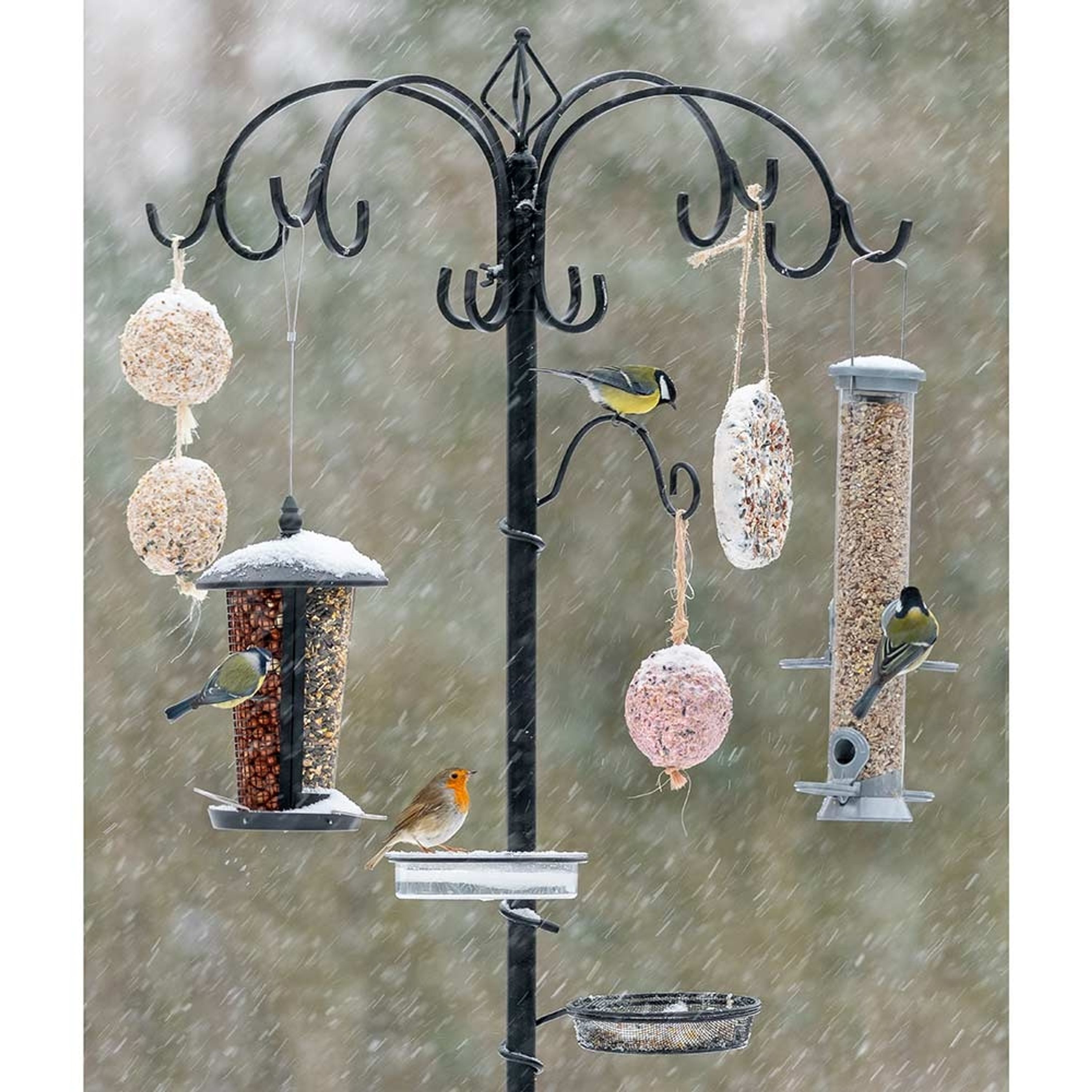 Pfahlsystem (Bodenpfahl) Schwarz | CJ Wildlife