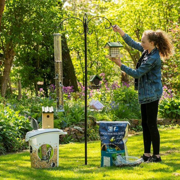 Poteau de nourrissage (noir) 