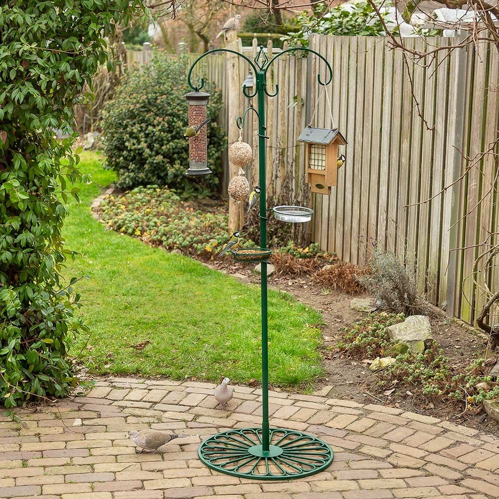 Crochet De Balcon Pour Mangeoire à Oiseaux - Support Réglable En Fer Anti-rouille, 82 Cm, Pour Décorations De Jardin Et Balcon