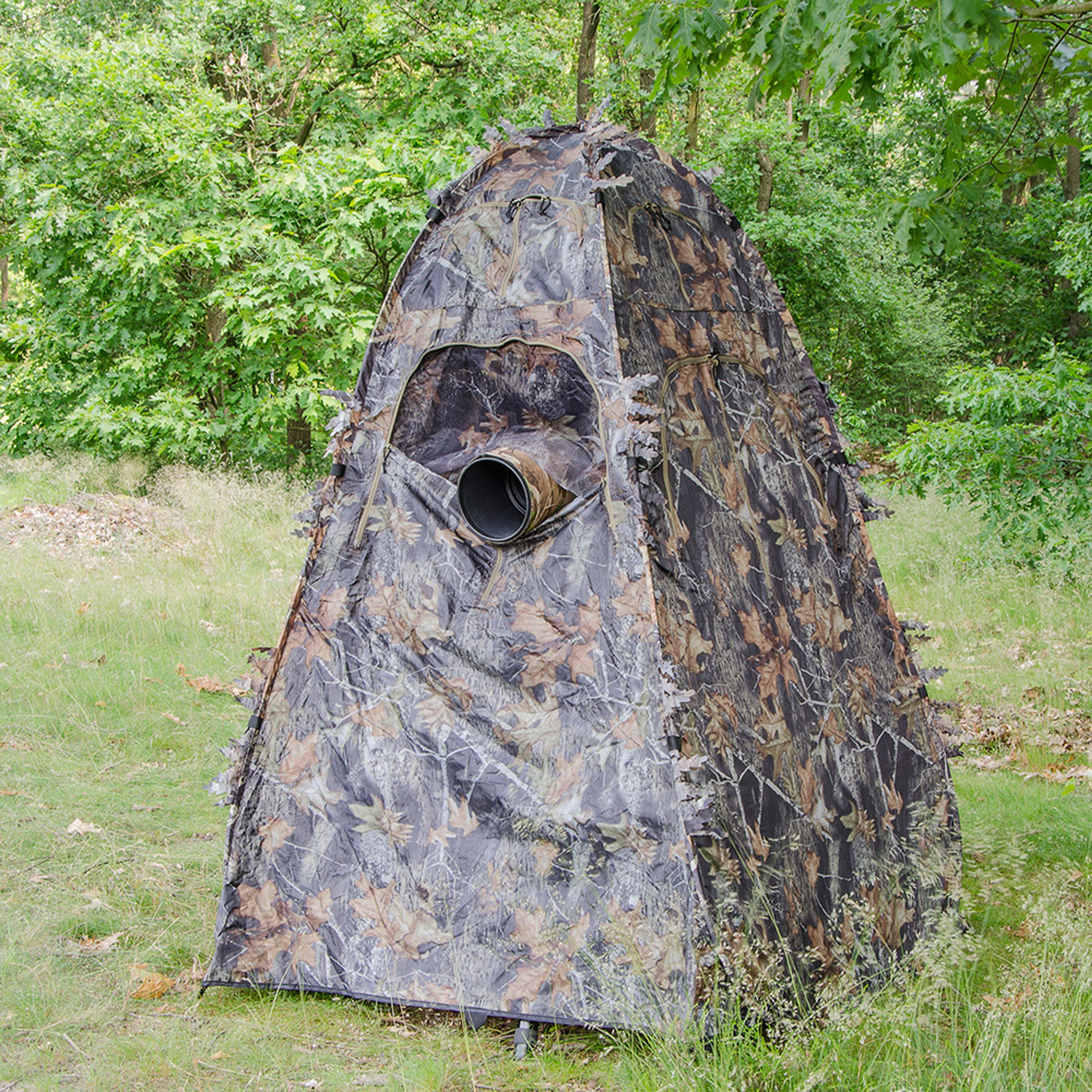 Tente de camouflage Double Altitude - Stealth Gear | Tente Camouflage | Tente pour Photographie | Tente Nylon | Stealth Gear