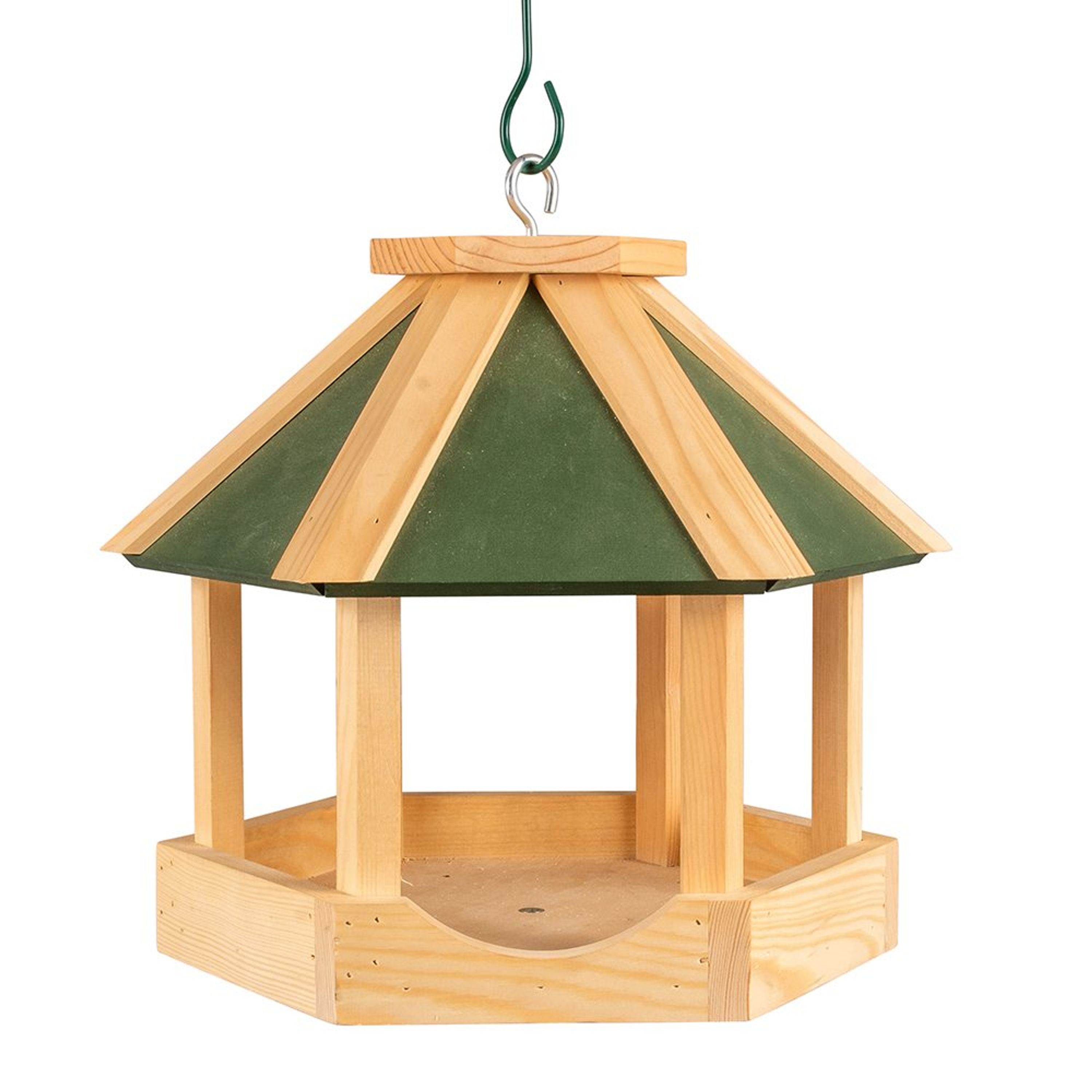 Futterhaus Penn (grünes Dach) | CJ Wildlife