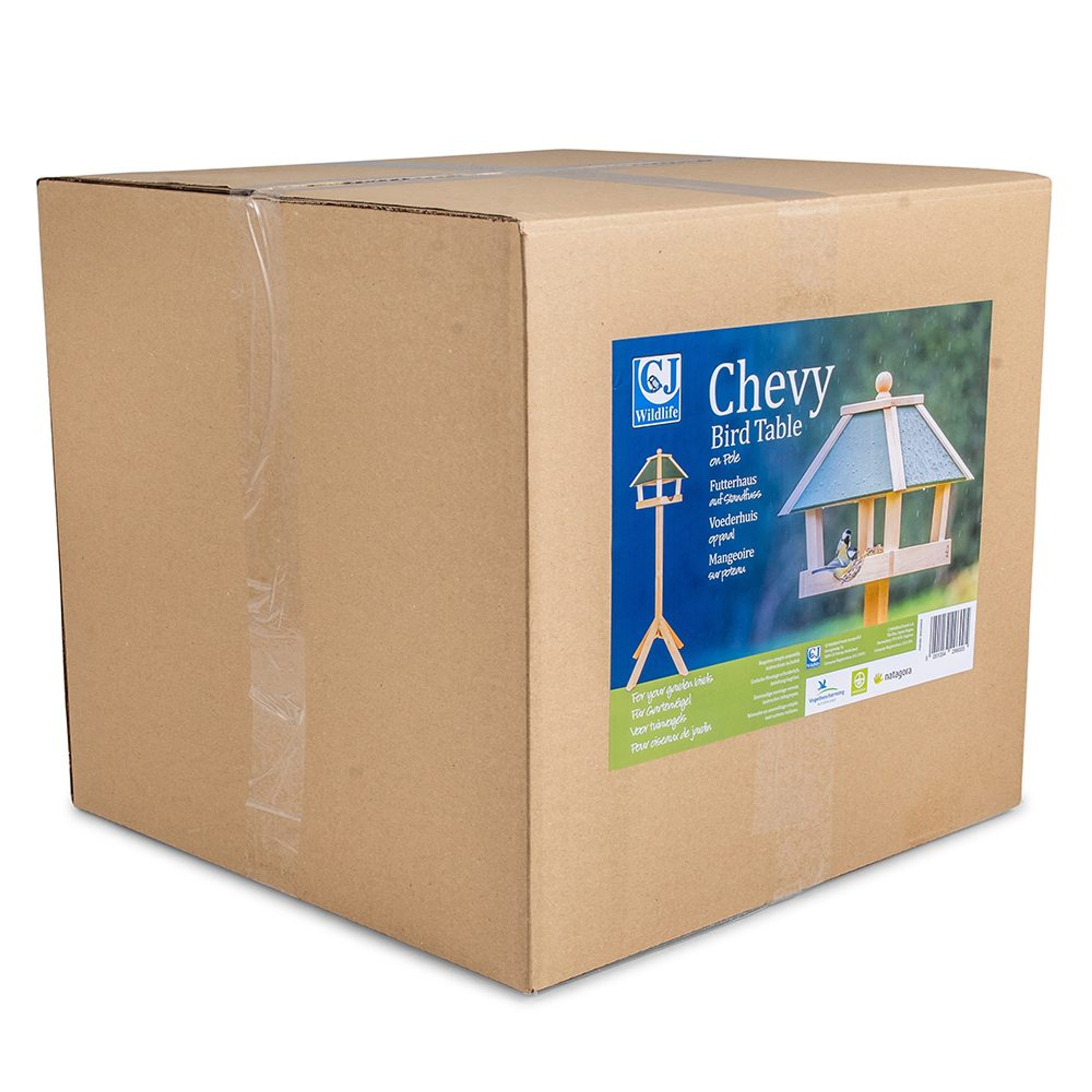 Futterhaus mit Ständer ,,Chevy", grünes Dach | CJ Wildlife