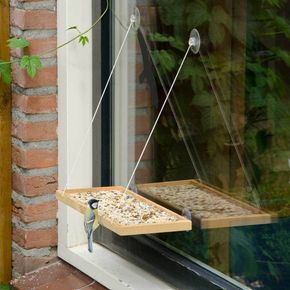 Window Bird Table Feeder BirdSwing Vide XL