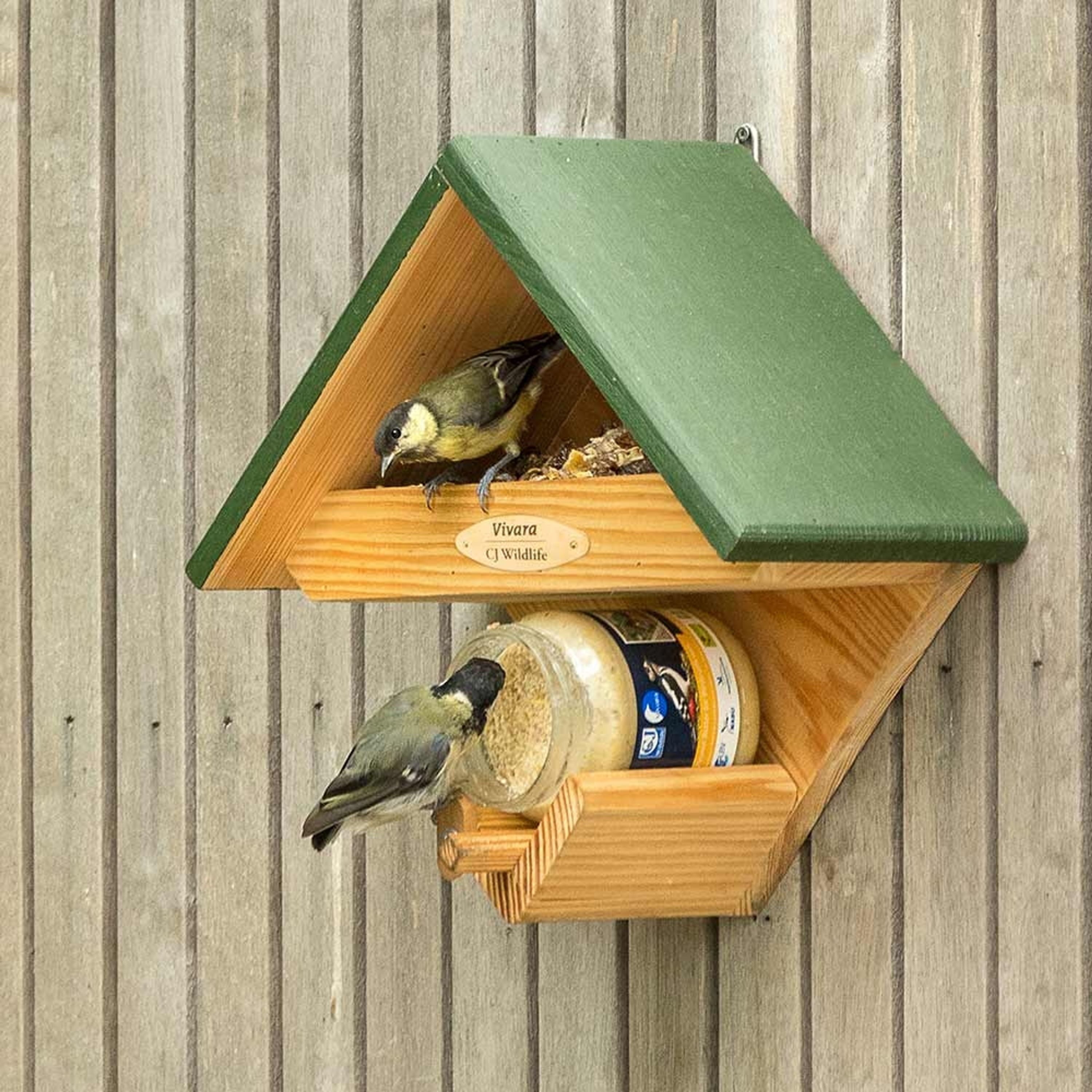 Meilleurs prix pour Mangeoire murale Cumberland verte | Mangeoire Murale | Mangeoires pour oiseaux | Vivara