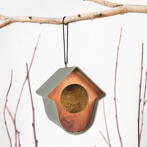Evie Peanut Butter Bird Feeder - Wood