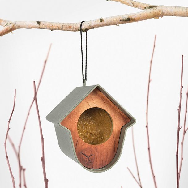 Evie Peanut Butter Bird Feeder - Wood