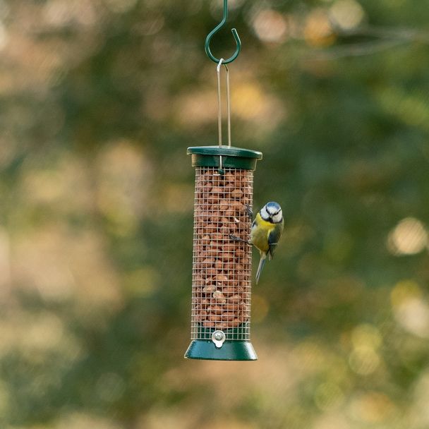 Mangeoire pour cacahuètes Defender en métal 23cm