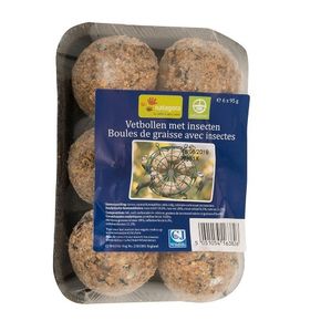 6 boules de graisse avec insectes | Natagora