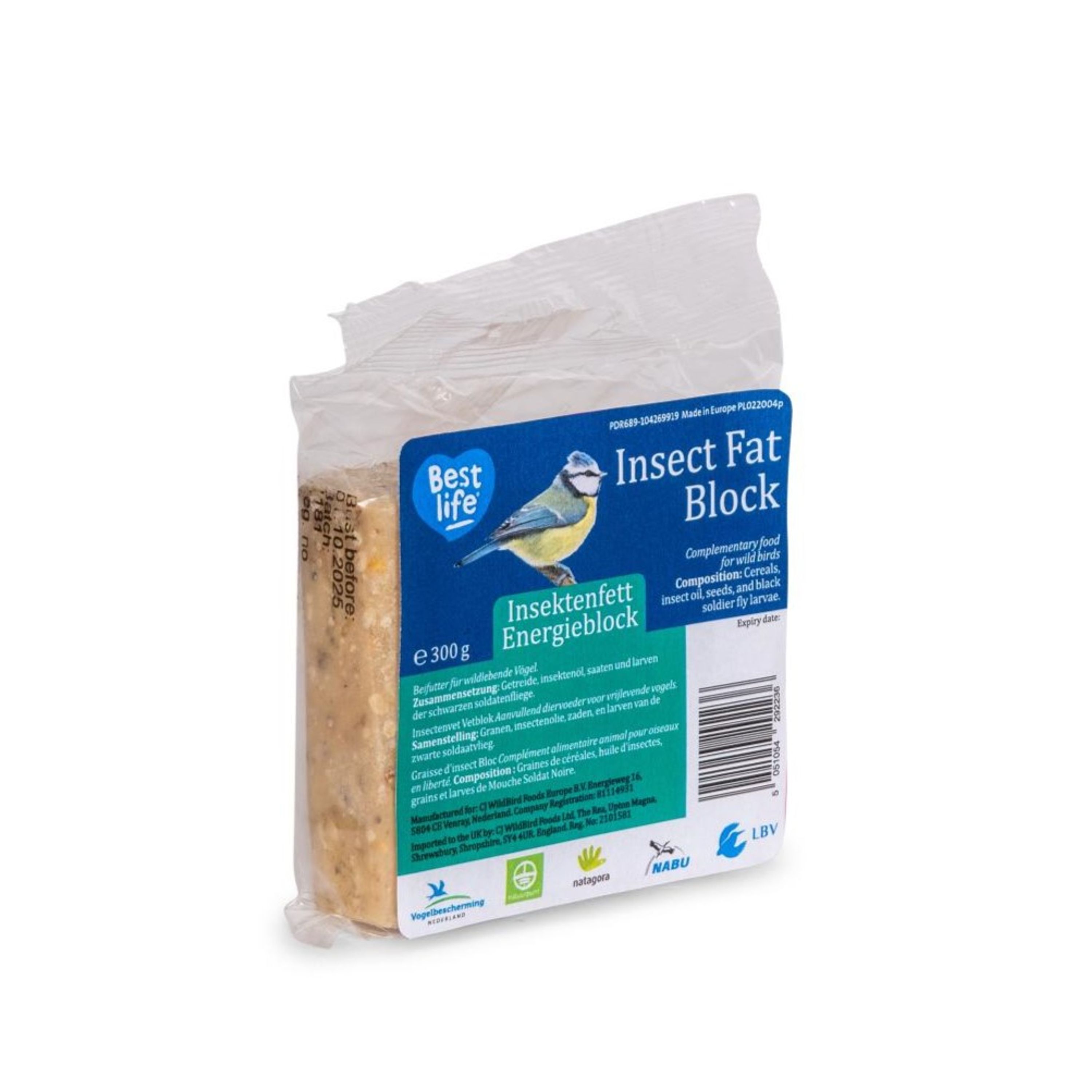 Energieblock mit Insektenfett | Vogelfutter | CJ Wildlife