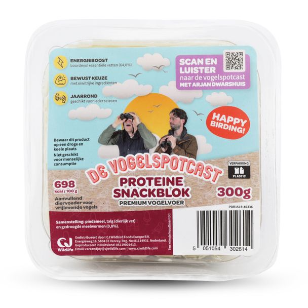 Vogelspotcast Proteine Snackblok