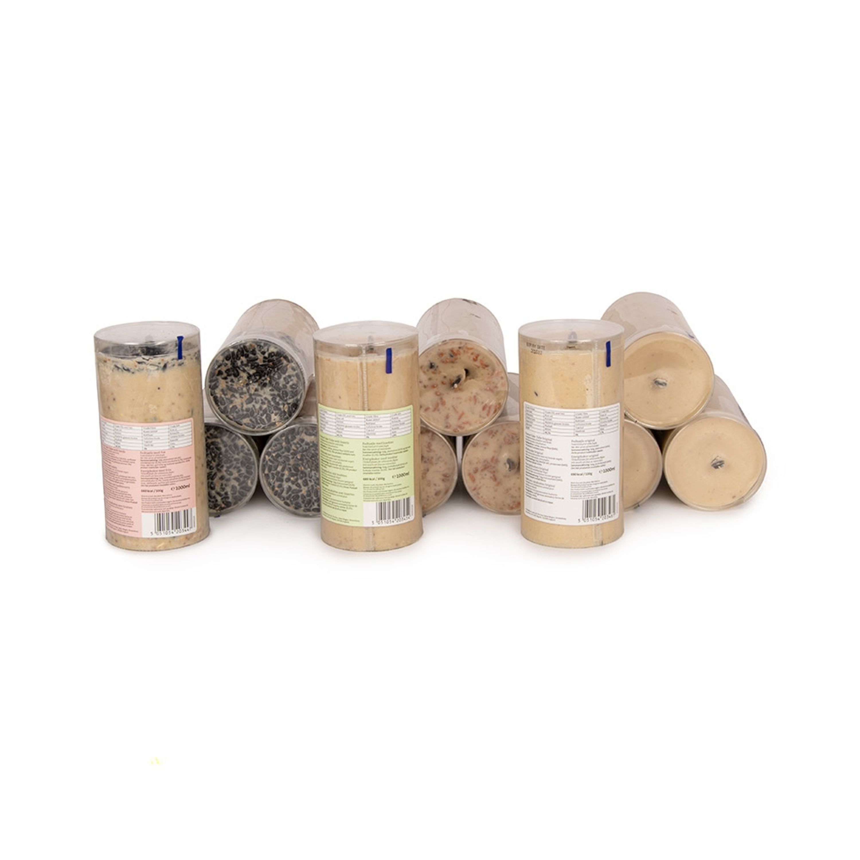 Variationspaket mit 12 Energiekuchen 1000 ml | Vogelfutter | Vivara