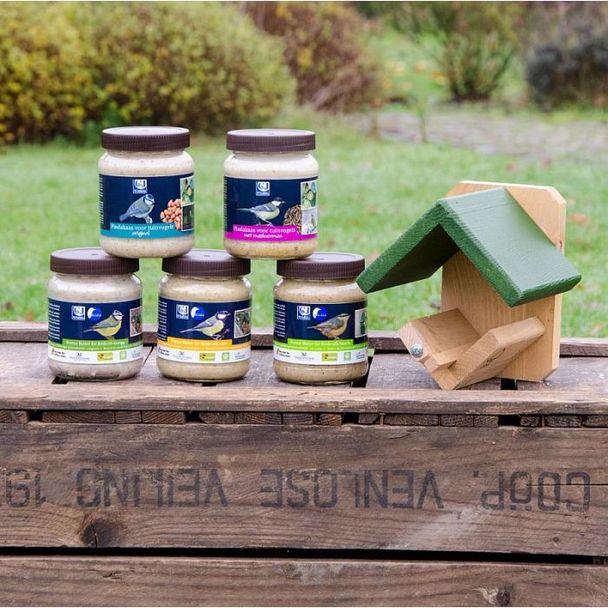 Starter-Set mit Erdnussbutterglas-Halter „Dublin“ und 5 Sorten Erdnussbutter