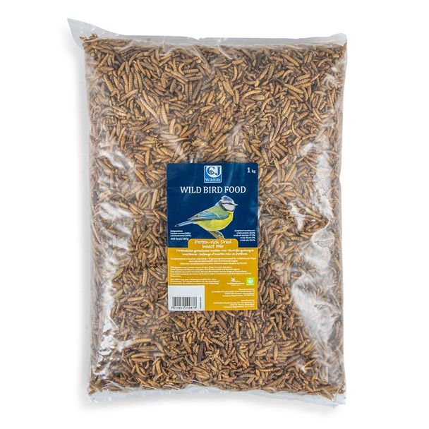 Calci Worms & Dried Mealworms Mix 1kg