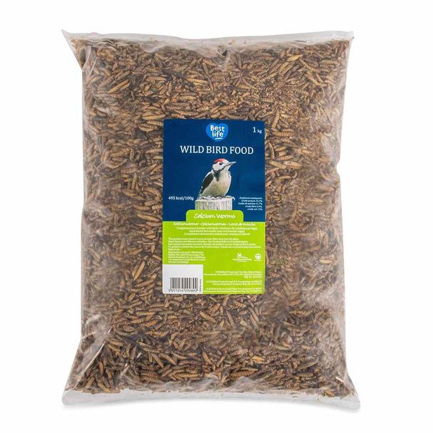 Dried Calcium Worms 1kg
