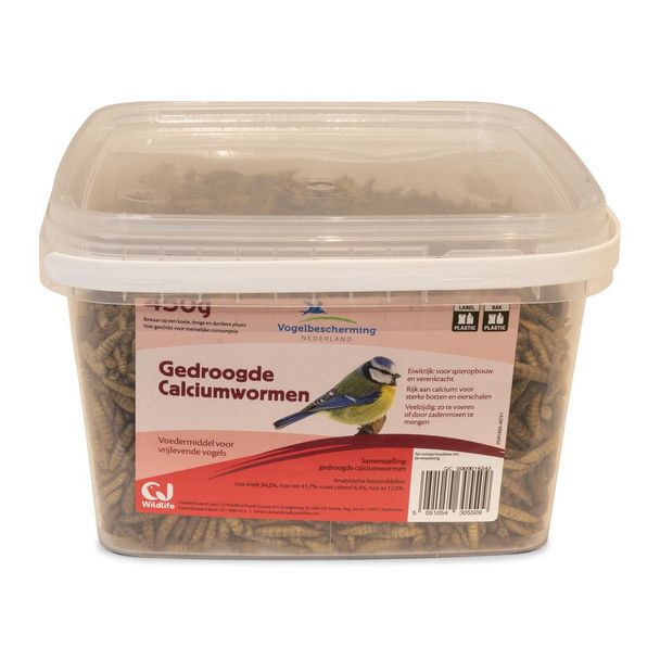 Calciumwormen 450g - Vogelbescherming Nederland