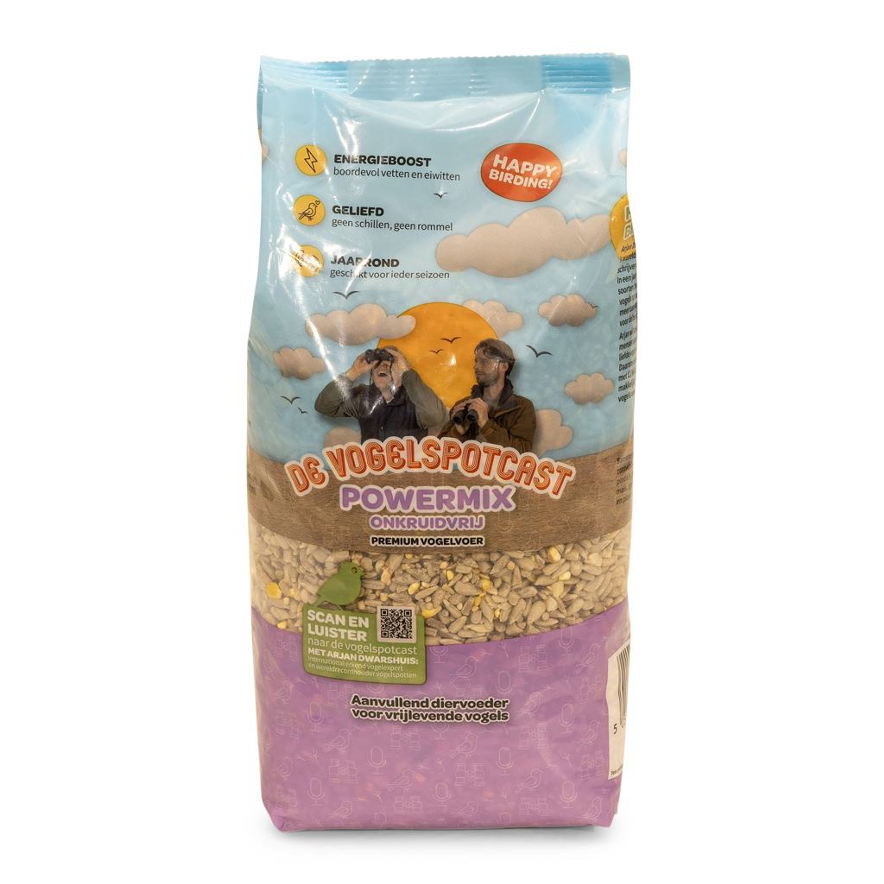 Vogelspotcast Powermix onkruidvrij (1kg) | Vogelspotcast