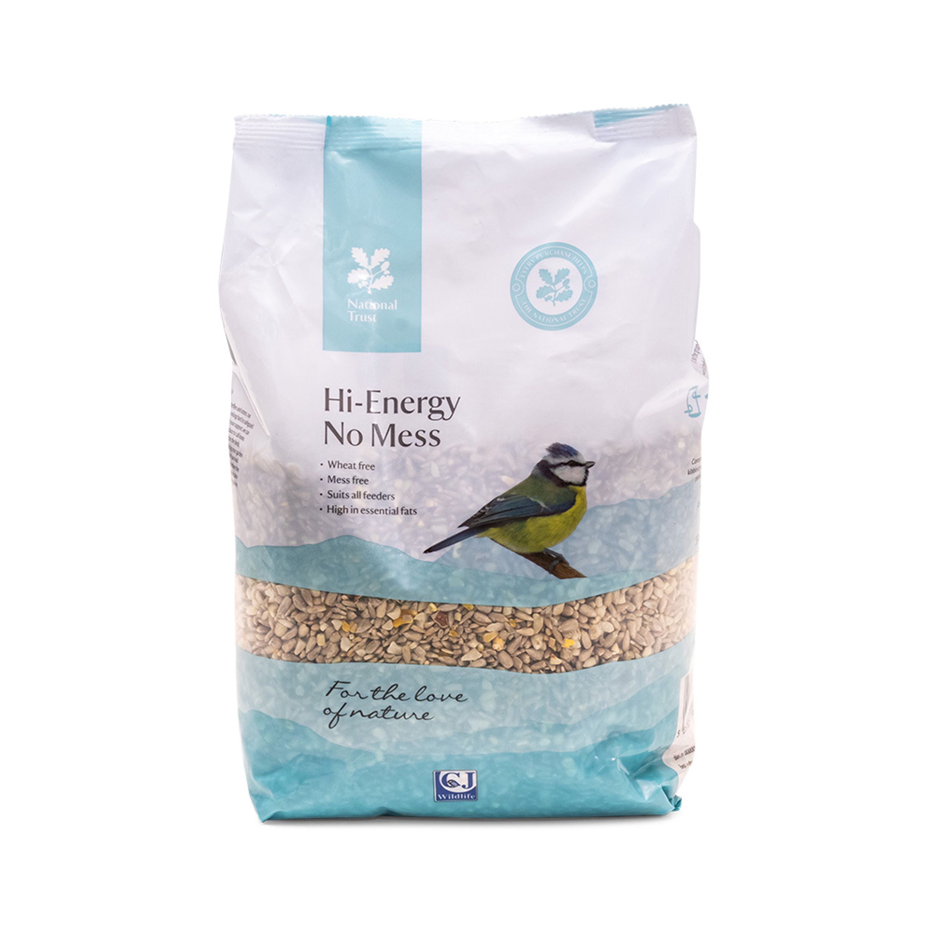 National Trust Hi-Energy No Mess Seed Mix 2kg