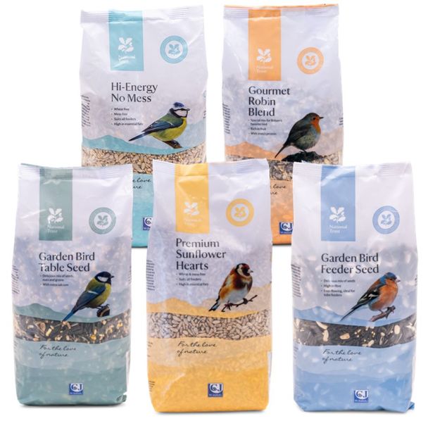 National Trust Bird Seed Variety Bundle 5 x Mixed Bags