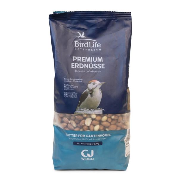 Birdlife Österreich Hochwertige Erdnusse 1 kg