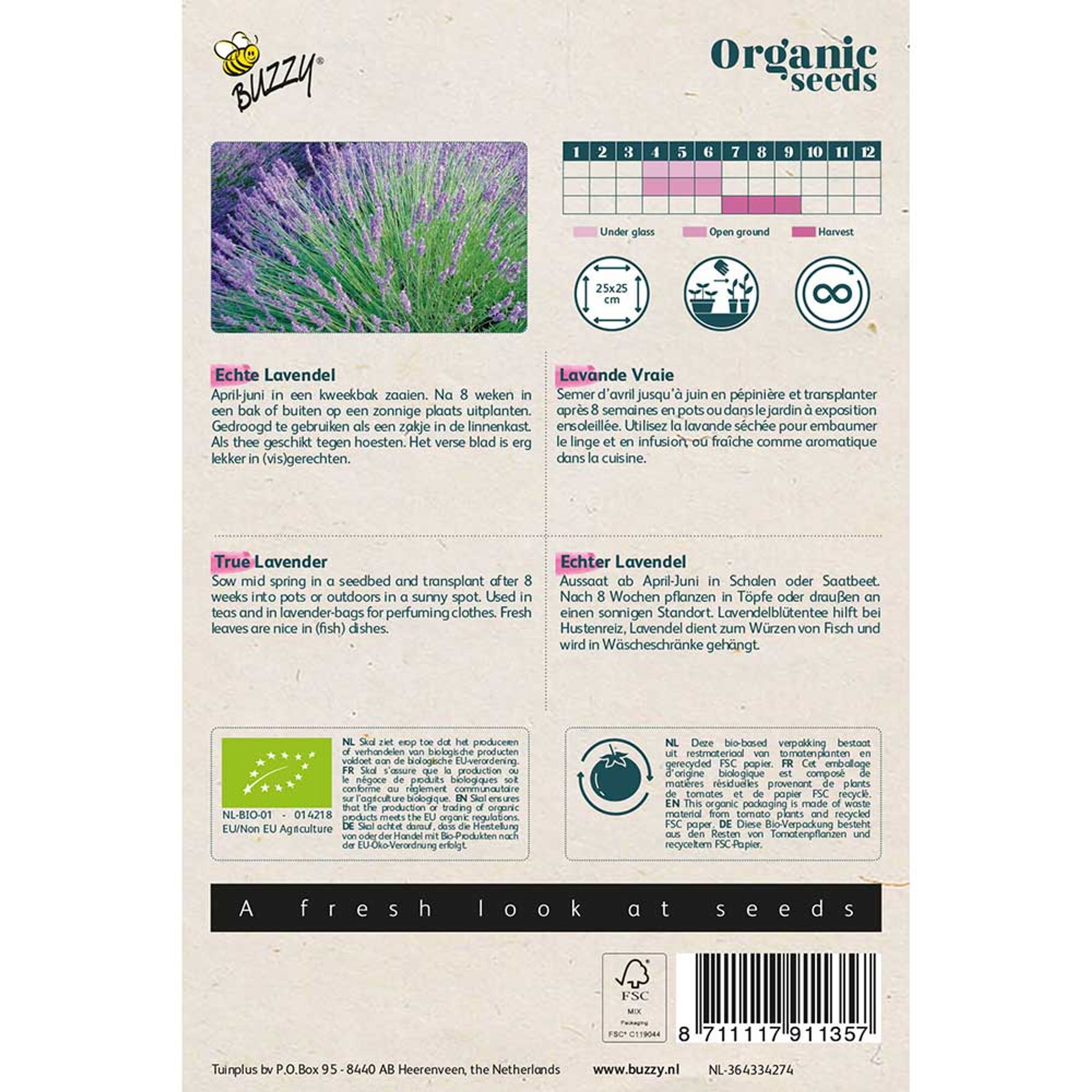 Buzzy® Organic Echter Lavendel (BIO) | Buzzy Bio Organic