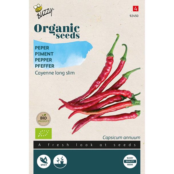 Buzzy® Organic Pfeffer Cayenne long slim