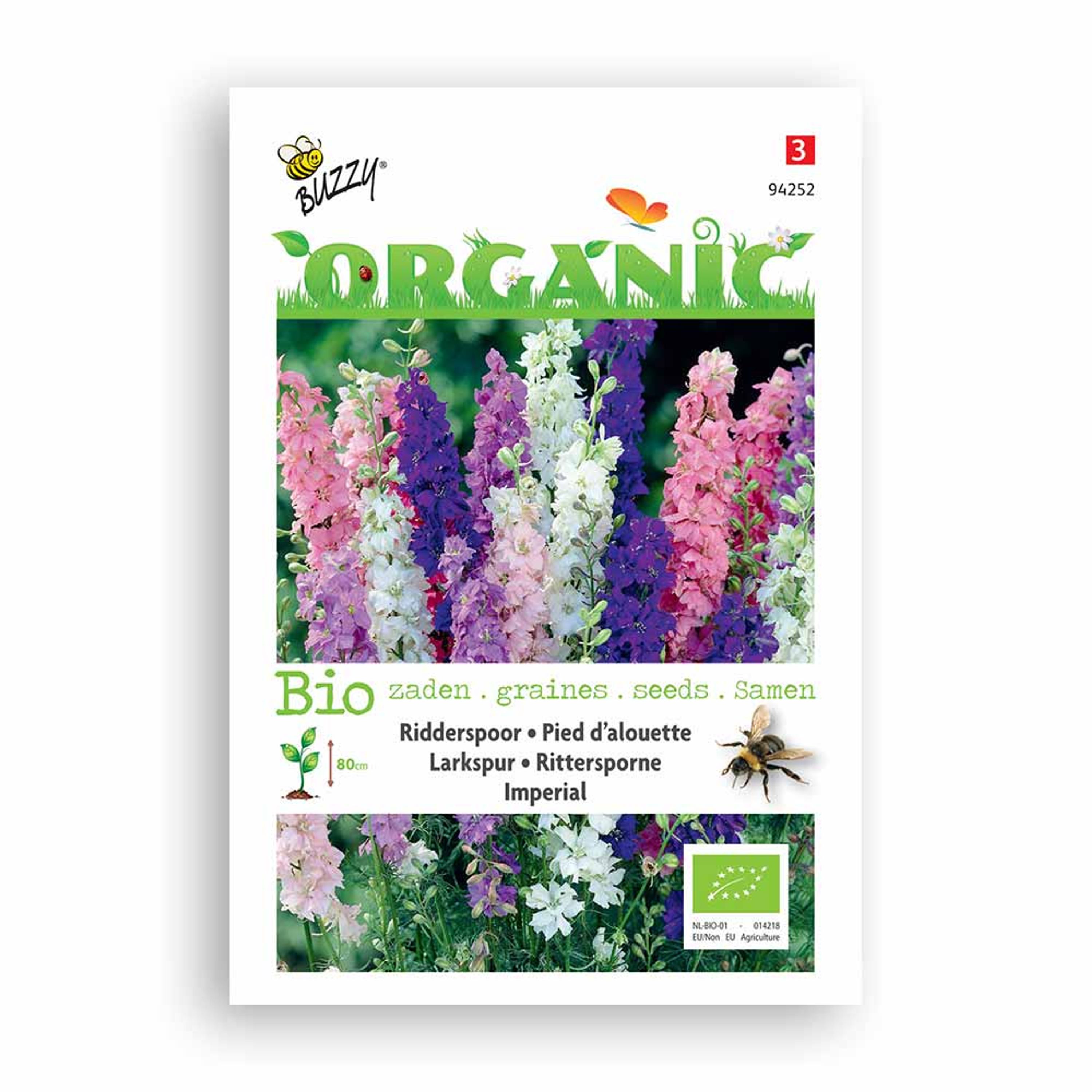 Buzzy® Organic Rittersporn Imperial (BIO) | Buzzy Bio Organic