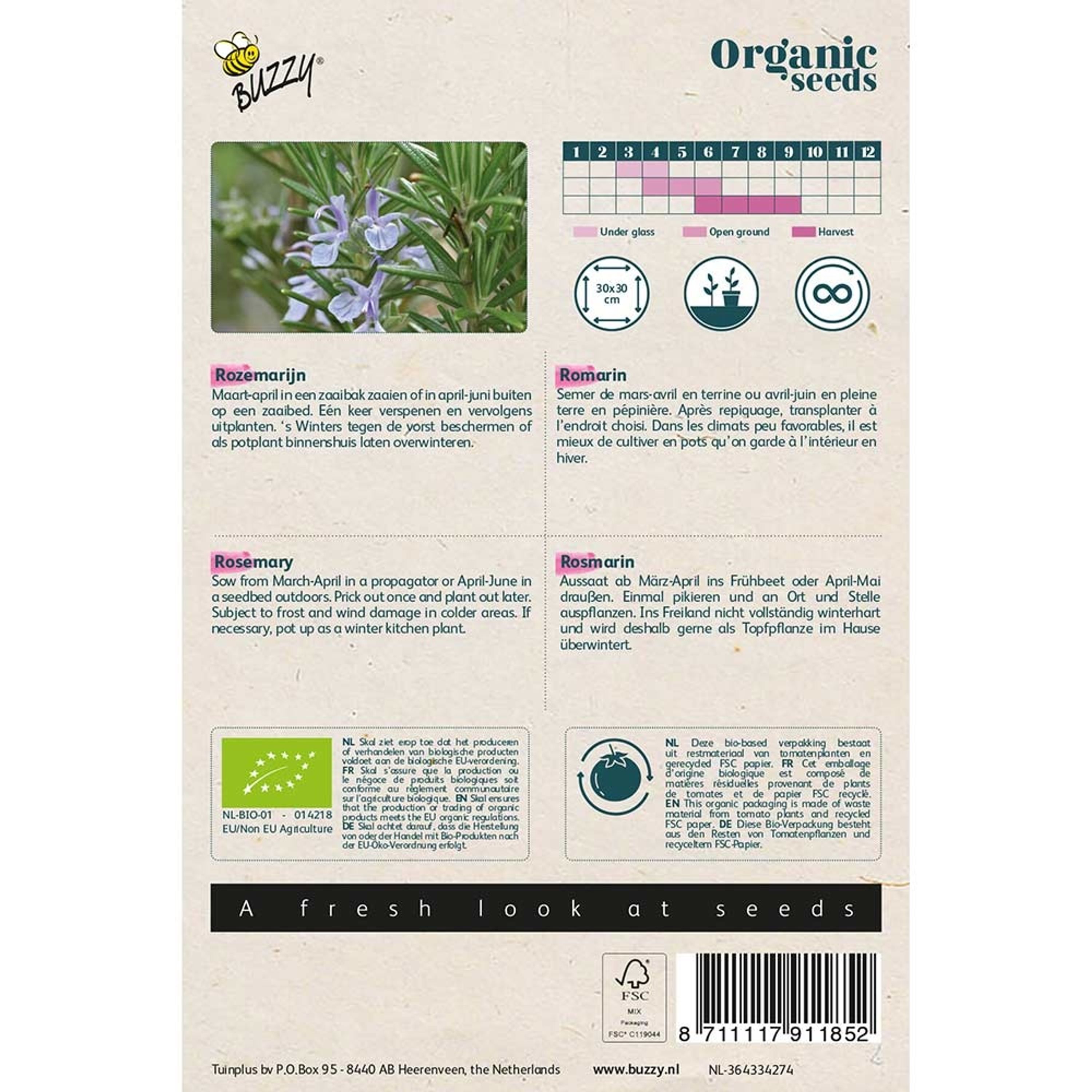 Buzzy® Organic Rosmarin (BIO) | Buzzy Bio Organic
