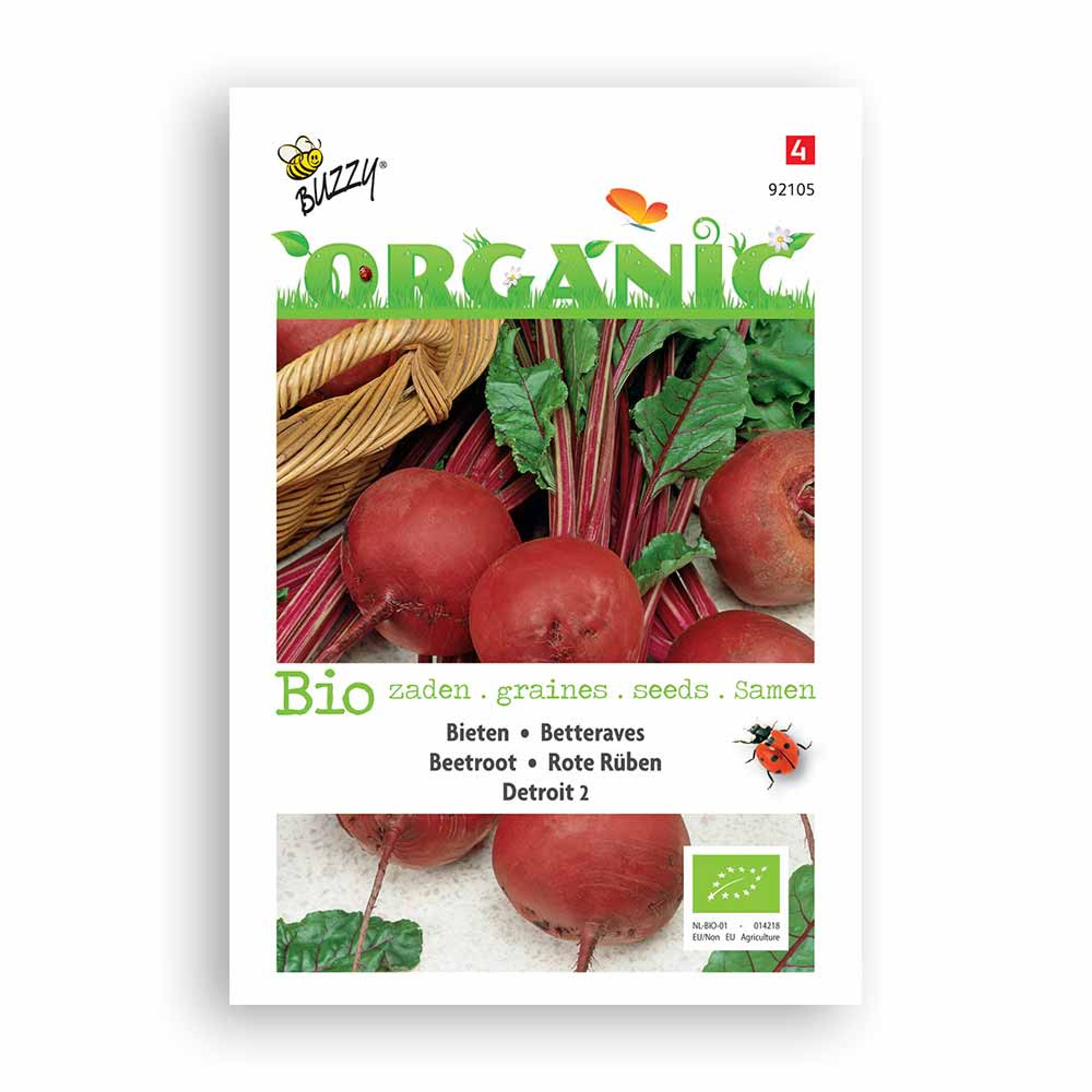 Buzzy® Organic Rote Rüben Detroit 2 (BIO) | Buzzy Bio Organic
