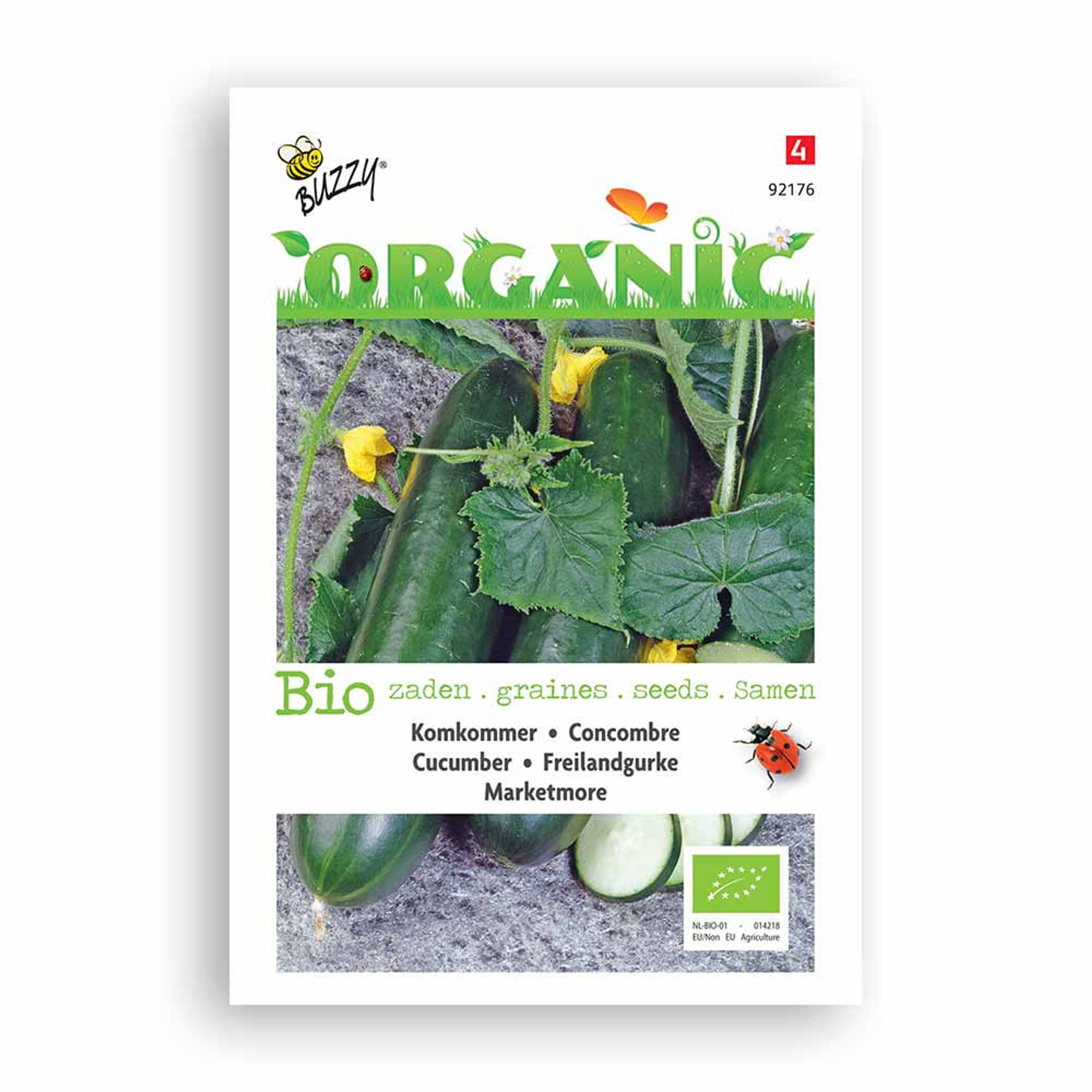 Buzzy® Organic Freilandgurke Marketmore | Buzzy Bio Organic