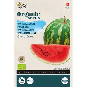 Organic Watermelon Seeds - Crimson Sweet from Buzzy Seeds®