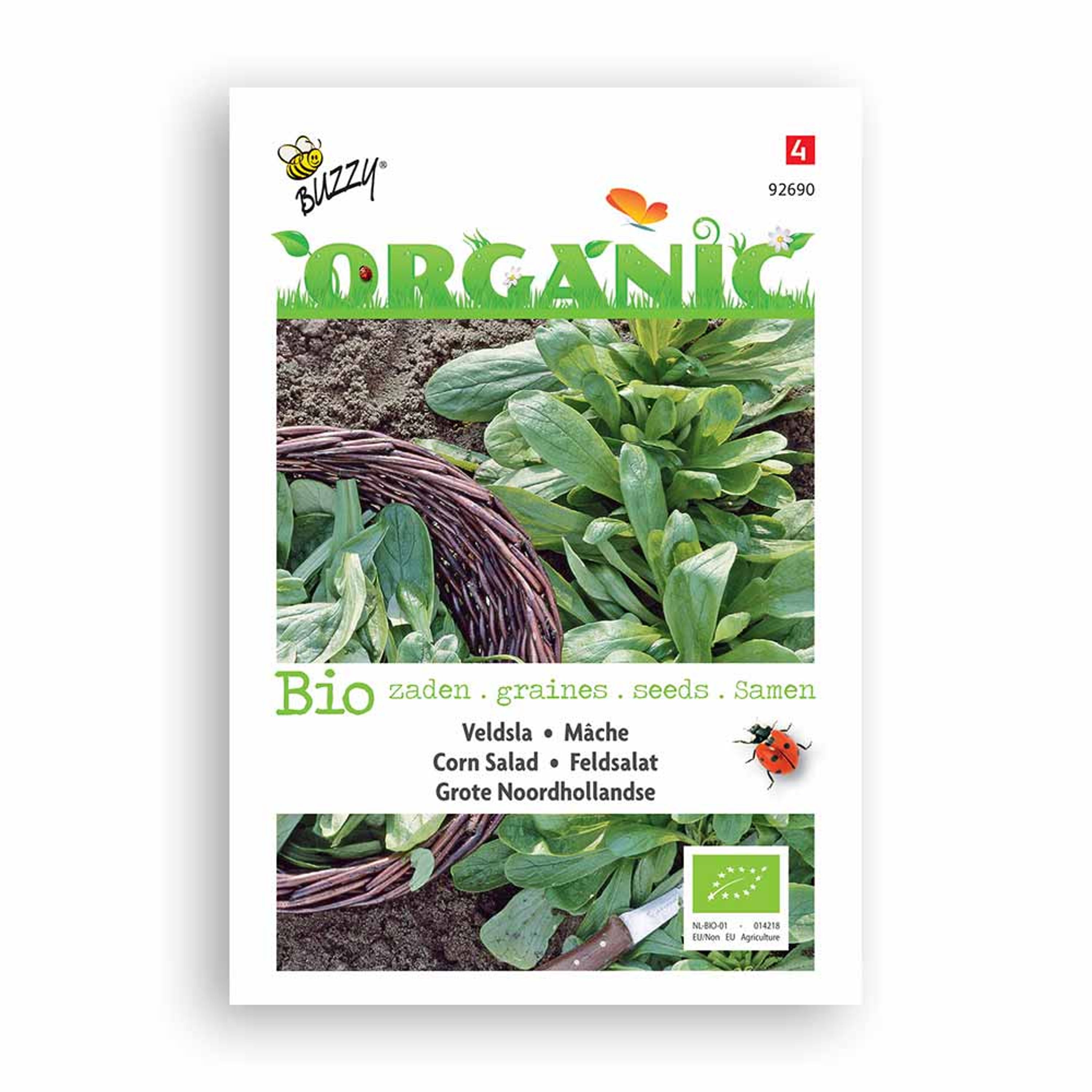 Buzzy® Organic Feldsalat Hol breitblät | Buzzy Bio Organic