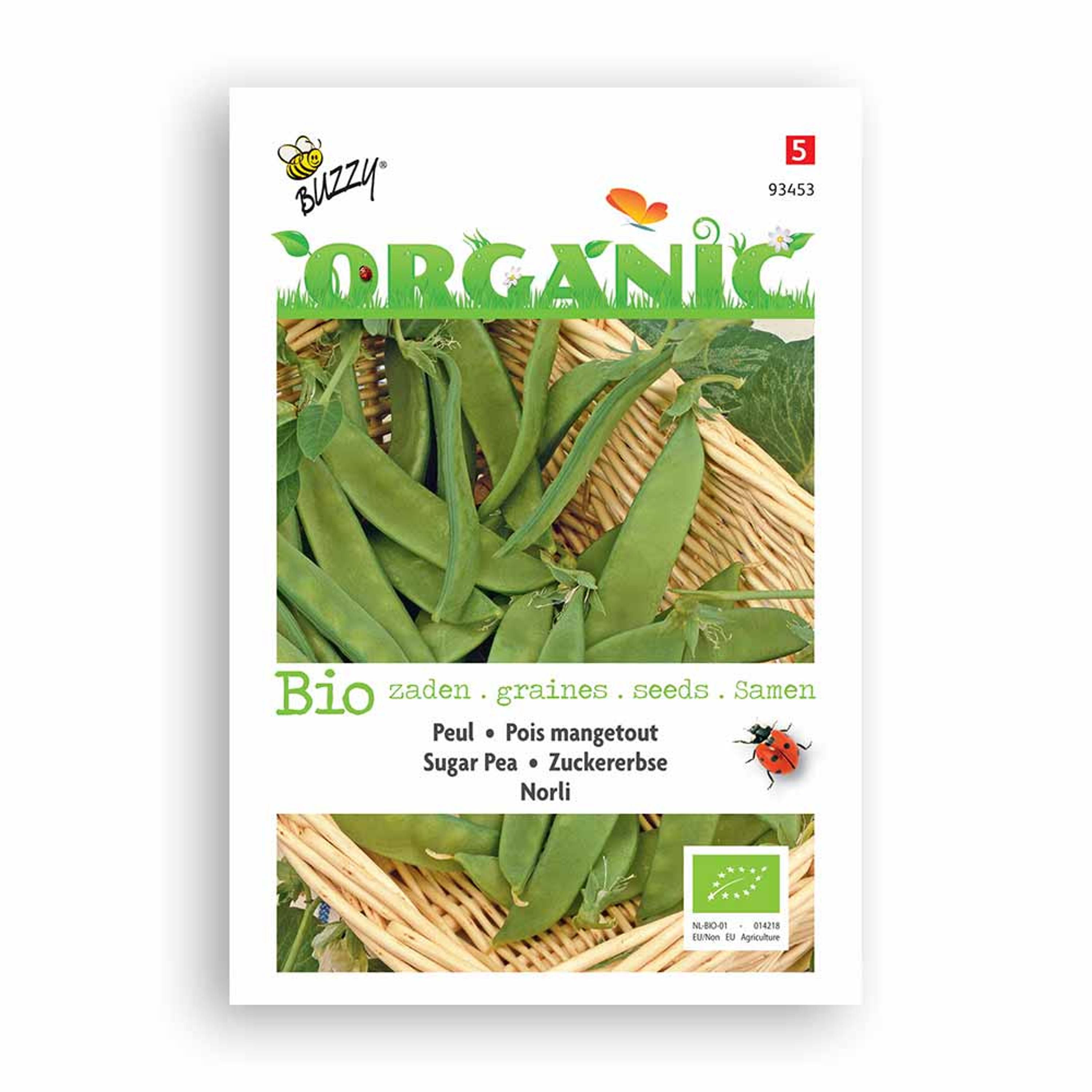 Buzzy® Organic Zuckererbse Norli(BIO) | Buzzy Bio Organic