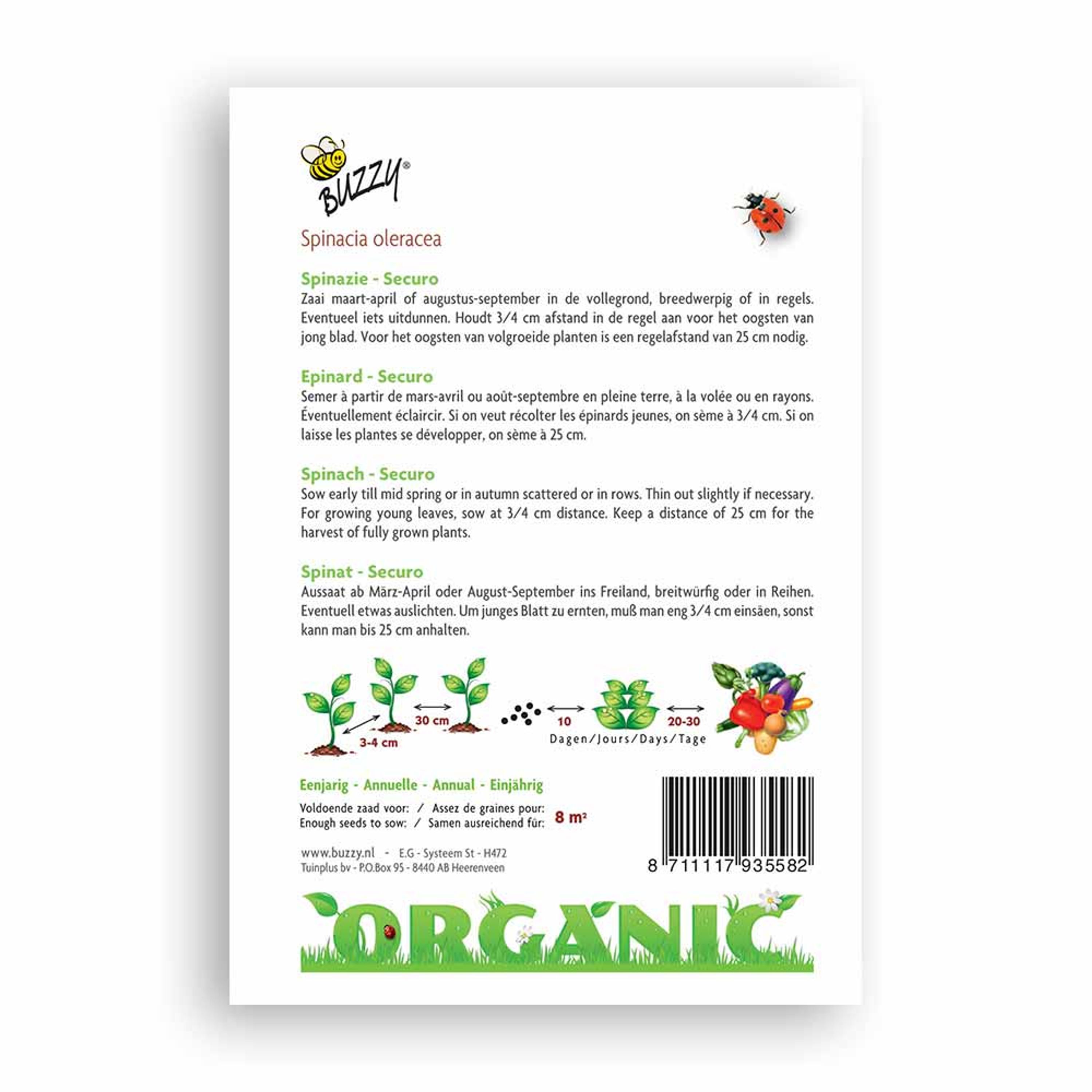 Buzzy® Organic Spinat Securo(BIO) | Buzzy Bio Organic
