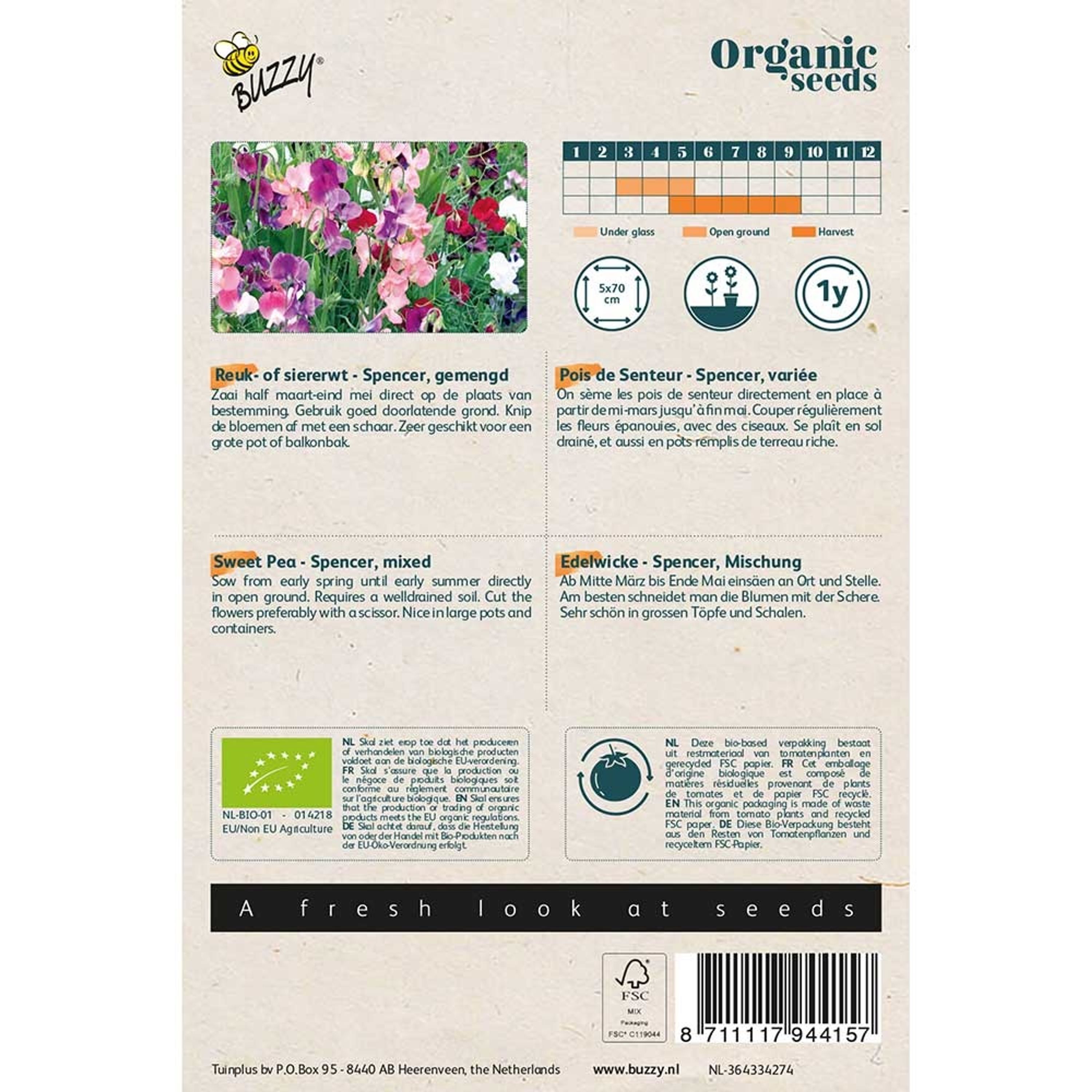 Buzzy® Organic Edelwicke Spencer Mischung (BIO) | Buzzy Bio Organic