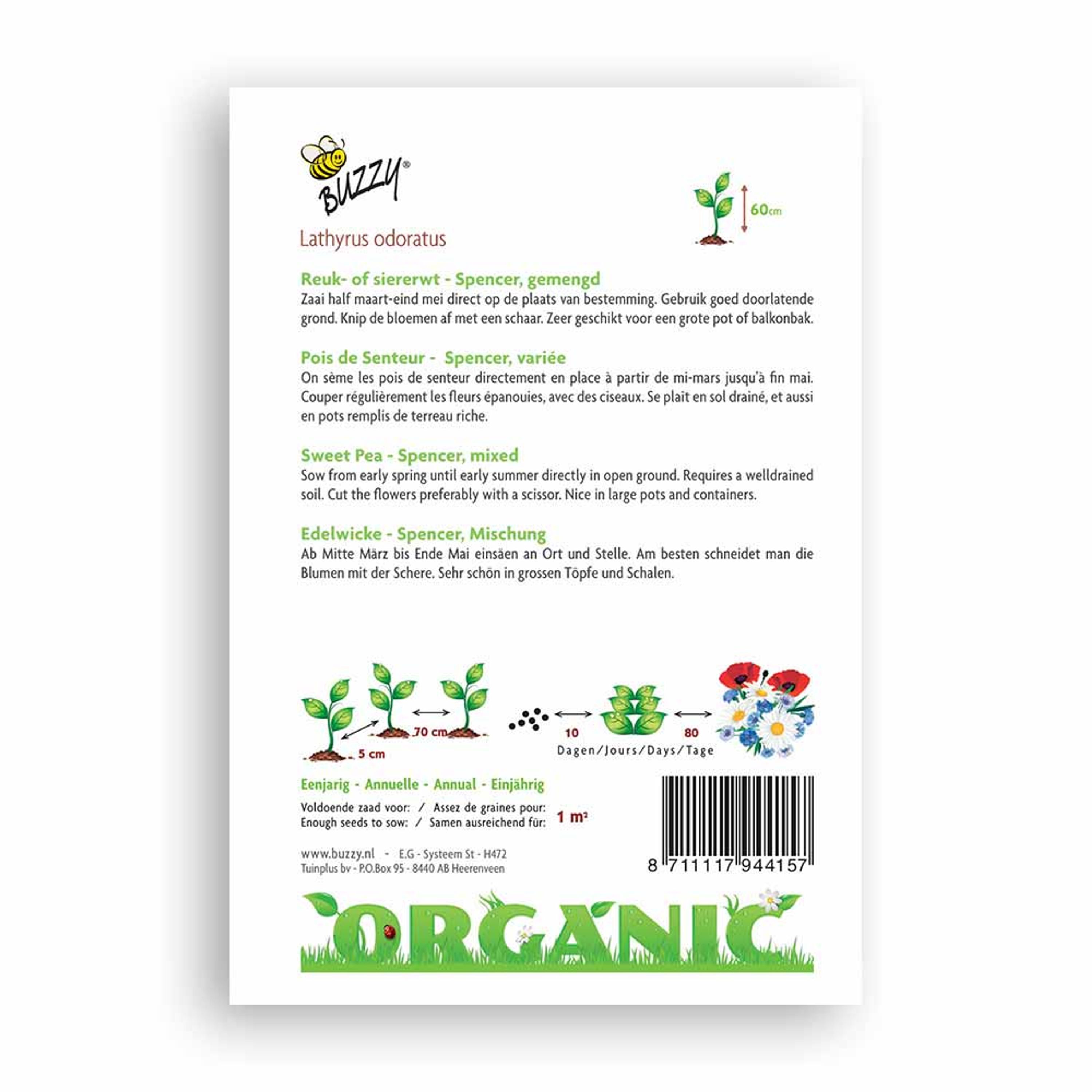 Buzzy® Organic Edelwicke Spencer Mischung (BIO) | Buzzy Bio Organic