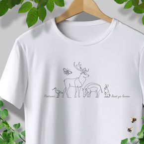T-shirt 'Natuur laat je leven'