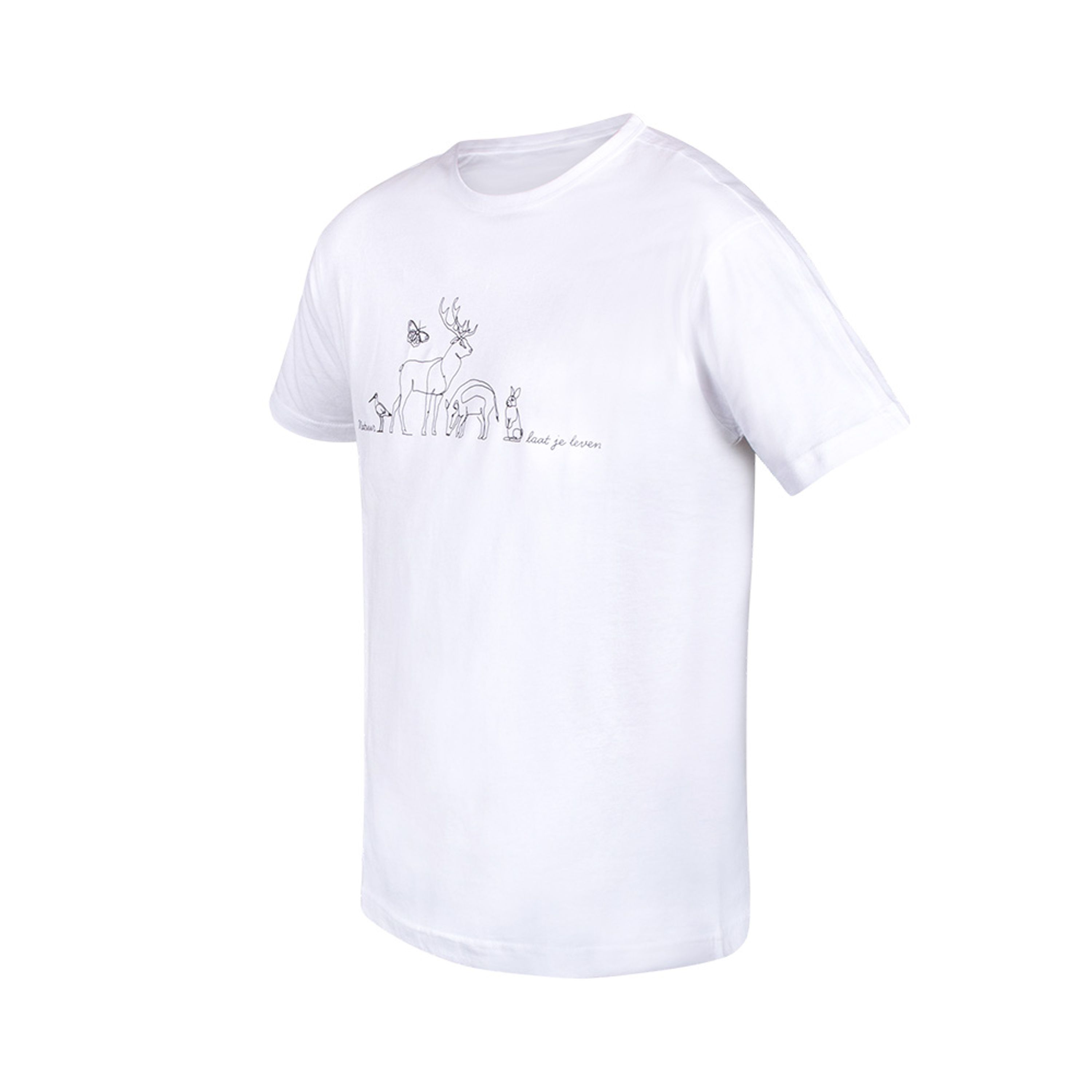 T-shirt 'Natuur laat je leven' (S) | Vivara | Kleding & outdoor | Partner van Vogelbescherming Neder