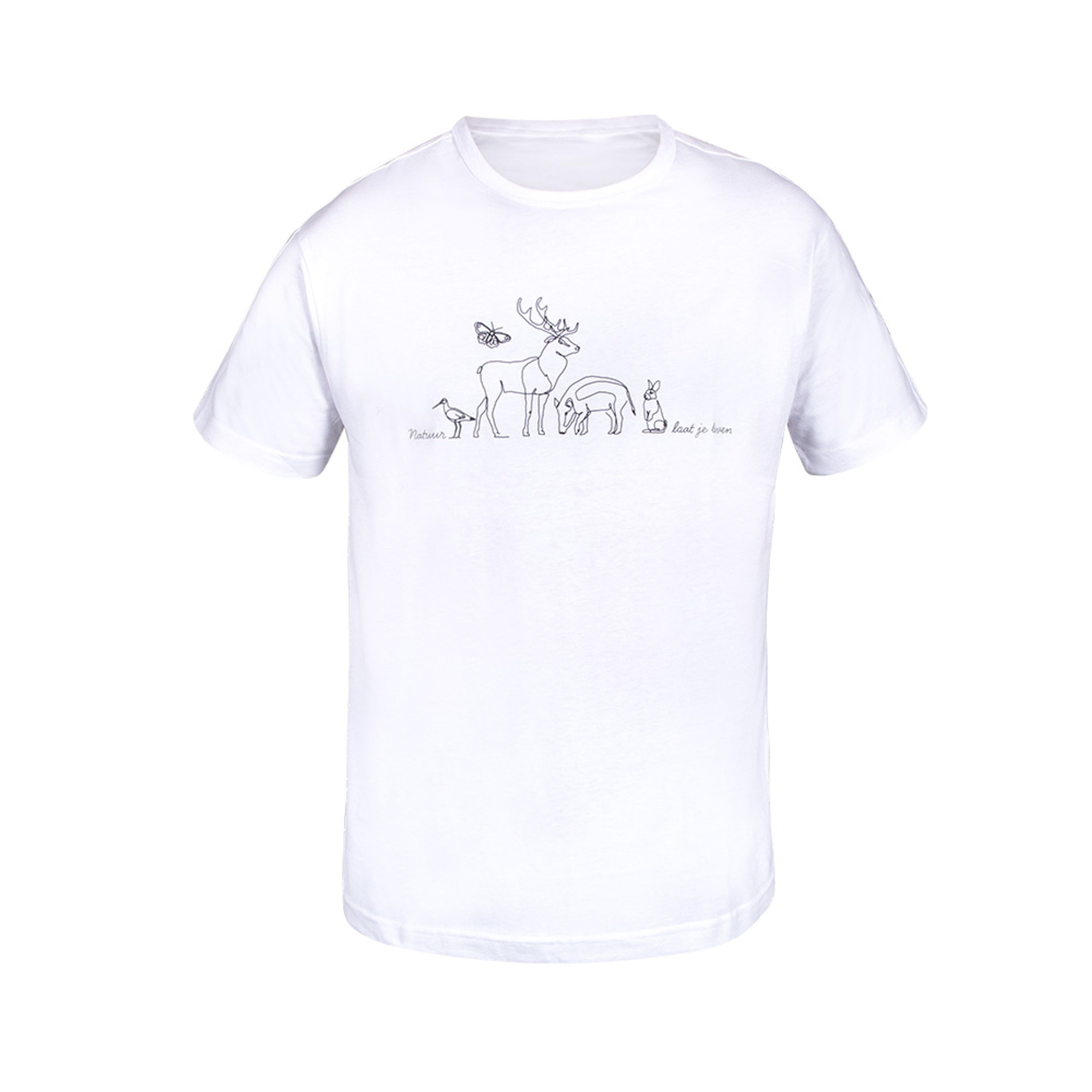 T-shirt 'Natuur laat je leven' (M) | Vivara | Kleding & outdoor | Partner van Vogelbescherming Neder
