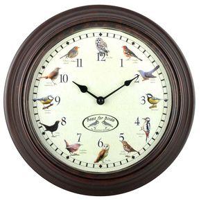 Clock with Bird Sounds