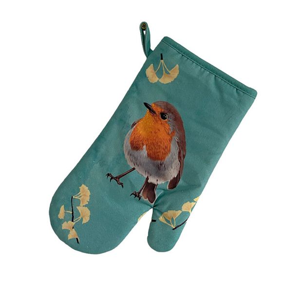 Rotkehlchen Ofenhandschuh