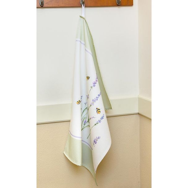 Bumblebee and Lavender Tea Towel Set by Roy Kirkham