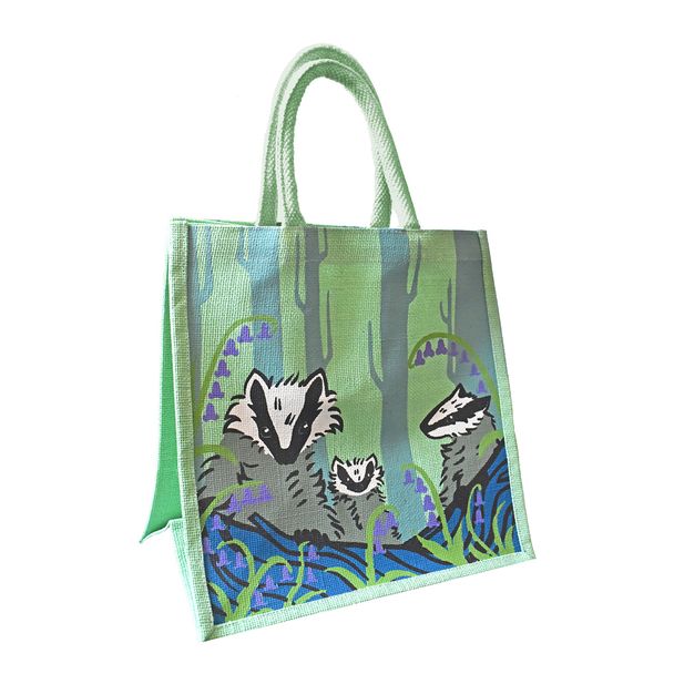 Badger Jute Shopping Bag
