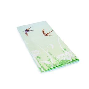 Roy Kirkham: kökshanduk med svalor (grön & blå)