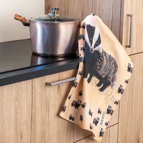 Kökshandduk, Grävling - Myrte